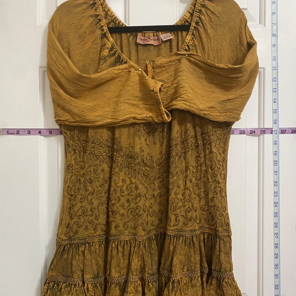 Argan Traders Gold embroidered top - Picture 5 of 6